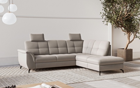 sit&more Ecksofa »Zora L-Form«, wahlweise mit Bettfunktion und Bettkasten