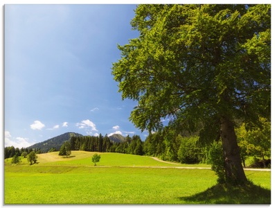 Artland Glasbild »Bayrische Landschaft«