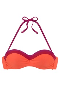 s.Oliver Bügel-Bandeau-Bikini-Top »Yella«, mit kontrastfarbenen Details
