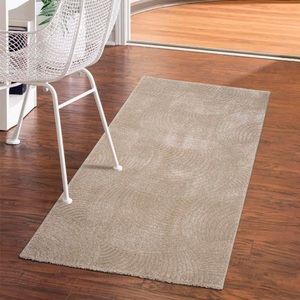 Carpet City, Carpet City Teppich, rechteckig, Kurzflor Wohnzimmer, 3D-Optik, für Schlafzimmer, Flur, Carpet City Teppich »Friseé-Teppich FANCY 647«, rechteckig, 12 mm Höhe, Läufer, Kurzflor,3D-Optik,Kreisförmiges Muster, Wohnzimmer