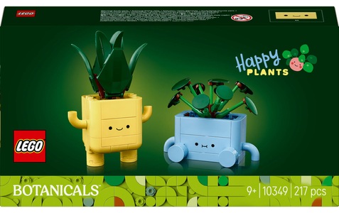 LEGO® Spielbausteine »Icons Botanicals Fröhliche Pflanzen 10349«, (217 St.)