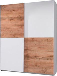 home24, home24 Schwebetürenschrank Niceville II, Schlafkontor Schwebetürenschrank »Puls Schlafzimmerschrank BESTSELLER Garderobenschrank Schrank«, Kleiderschrank mit Metallgriffleisten, viele Farben, Breite 170cm
