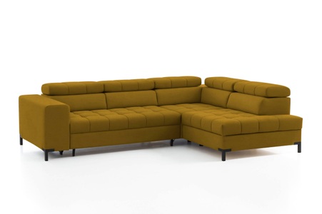 exxpo - sofa fashion, exxpo - sofa fashion Ecksofa, Steppung im Sitzbereich, Wahlweise mit Bettfunktion und Bettkasten, inklusive 5 verstellbaren Kopfstützen, exxpo - sofa fashion Ecksofa »Bocco, hochwertige Verarbeitung, toller Sitzkomfort, bequem, L-Form«, wahlweise mit Bettfunktion u. Bettkasten, inkl. Kopfteilverstellung
