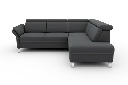 SIT&MORE, sit&more Ecksofa, sit&more Ecksofa »Vincenzo L-Form« inklusive Kopfteilverstellung, wahlweise mit Bettfunktion, Bettkasten