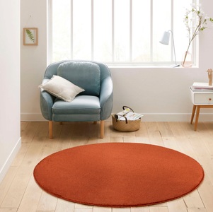 MY HOME, my home Teppich »Kurzflor-Webteppich GRANADA«, rechteckig, uni einfarbig weich Soft Touch mit Glanz, my home Teppich »Kurzflor-Webteppich GRANADA 4800, uni Soft Touch«, rechteckig, 20 mm Höhe, leichter Glanz, auch in rund, Wohnzimmer, Schlafzimmer, Kinderzimmer