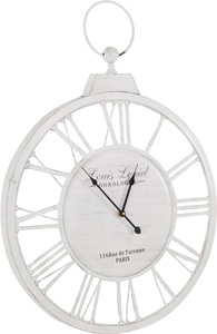 HOME AFFAIRE, Home affaire Wanduhr aus Metall, Home affaire Wanduhr »Leonique«, römische Ziffern, 58 cm