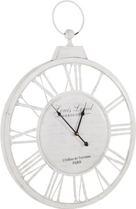 HOME AFFAIRE, Home affaire Wanduhr aus Metall, Home affaire Wanduhr »Leonique«, römische Ziffern, 58 cm