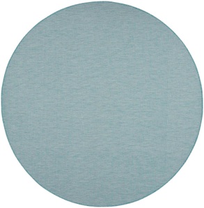 Nourison, Nourison Teppich »Positano«, rund, 5 mm Höhe, In- und Outdoor geeignet, Wohnzimmer, 