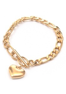 J.Jayz, J.Jayz Armband »Herz, vergoldfarbenet, lieblich«, Firetti Armband »Herz«