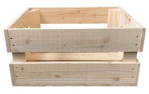 HOLZ ZOLLHAUS, HOLZ ZOLLHAUS Obstharasse roh, Obstharasse Roh | 40 × 30 × 20 cm