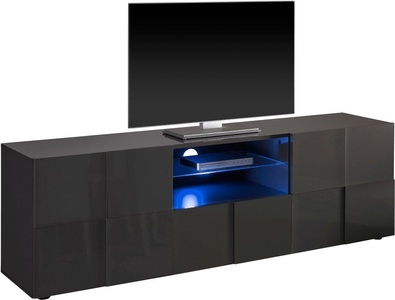 INOSIGN, INOSIGN Lowboard »Dama«, INOSIGN Lowboard »Dama Breite 181 cm, TV-Board 2 Türen, 1 Schubkasten, TV-Schrank«, Front in 3D-Optik, viel Stauraum, verschiedene Farben