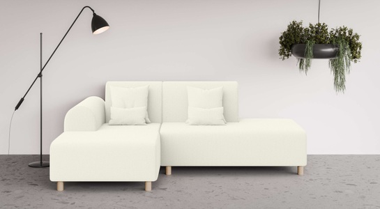 INOSIGN Ecksofa »Suyala«, L-Form mit Hocker