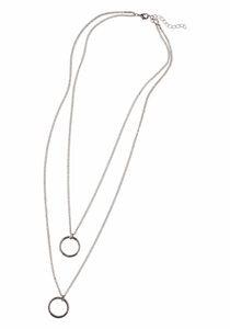 J. JAYZ, J.Jayz Lange Kette »doppelreihige Kette mit 2 Ringanhängern«, Firetti Lange Kette »doppelreihige Kette mit 2 Ringanhängern«, (1 tlg.)