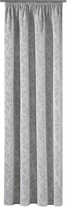 GERSTER, Vorhang, »Joachim«, Gerster, Kräuselband 1 Stück, Gerster Vorhang »Joachim«, (1 St.), HxB: 235x140, Scherli Schlaufenschal mit Kräuselband