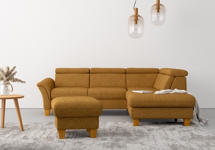 HOME AFFAIRE, Home affaire Ecksofa »Lindgren«, wahlweise mit TV-Funktion, Stauraum und Kopfteilverstellung, Home affaire Ecksofa »Lindgren L-Form«, wahlweise mit TV-Funktion, Stauraum und Kopfteilverstellung