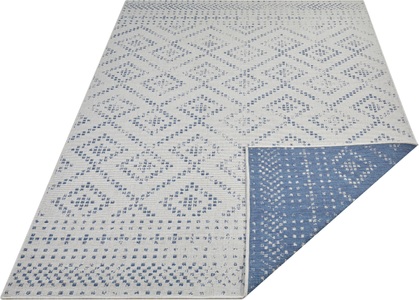 Freundin home collection, freundin Home Collection Teppich »Olympia«, rechteckig, 5 mm Höhe, In-und Outdoor geeignet, Wohnzimmer, Balkon, Terrasse, Garten, Strapazierfähig und pflegeleicht, Flachgewebe, freundin Home Collection Teppich »Olympia«, rechteckig, 5 mm Höhe, In-& Outdoor, Wendeteppich, Wetterfest, Balkon, Garten, Wohnzimmer