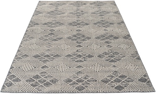 Obsession, Obsession Teppich »My Sherpa 373«, rechteckig, 8 mm Höhe, Hoch-Tief Struktur, geometrisches Design, meliertes Garn, In- und Outdoor geeignet, Wohnzimmer, Obsession Teppich »My Sherpa 373«, rechteckig, 8 mm Höhe, Hoch-Tief Struktur, meliert, geometrisches Design, Outdoor geeignet