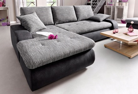 TRENDMANUFAKTUR, TRENDMANUFAKTUR Ecksofa, wahlweise XL oder XXL, TRENDMANUFAKTUR Ecksofa »Indie, L-Form«, wahlweise XL oder XXL