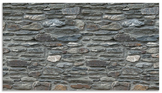 Artland, Artland Küchenrückwand »Schiefermauer«, Artland Küchenrückwand »Schiefermauer«, (1 tlg.), Alu Spritzschutz mit Klebeband, einfache Montage
