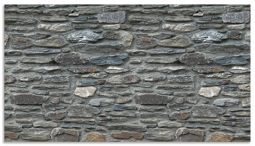 Artland, Artland Küchenrückwand »Schiefermauer«, Artland Küchenrückwand »Schiefermauer«, (1 tlg.), Alu Spritzschutz mit Klebeband, einfache Montage
