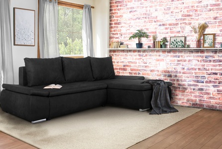 Home affaire Ecksofa »Acra«, mit Bettfunktion und Bettkasten, in Mattenoptik