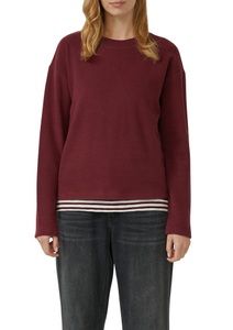 s.Oliver Sweatshirt, mit Rippblende