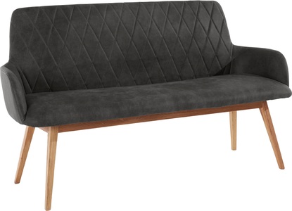PREMIUM COLLECTION BY HOME AFFAIRE, Premium collection by Home affaire Sitzbank »Brest«, Rückenlehne mit Rautensteppung, Home affaire Sitzbank »Brest«, Schuhbank, Garderobenbank, Bank Breite 160 cm