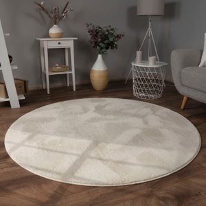 PACO HOME, Paco Home Teppich »Soft 380«, rund, 22 mm Höhe, Kuschelteppich - besonders weich, Uni-Farben, ideal im Wohnzimmer & Schlafzimmer, Paco Home Fellteppich »Kunstfell Soft 380«, rund, 14 mm Höhe, Langflor, Kuschelteppich - besonders weich, Uni-Farben