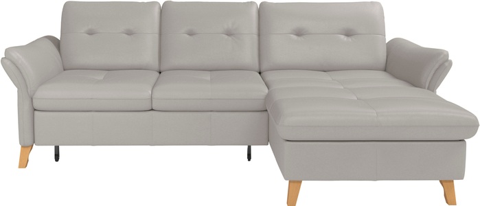 sit&more Ecksofa »Göteborg«, Sitztiefenverstellung und Federkern, wahlweise mit Bettfunktion