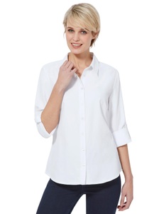 CASUAL LOOKS, Casual Looks Bluse mit Knopfmanschetten, Casual Looks Hemdbluse