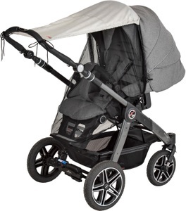 Hartan, Hartan Kinderwagen-Sonnenschutzhülle »Sonnensegel inklusive Mückennetz«, Made in Germany, 