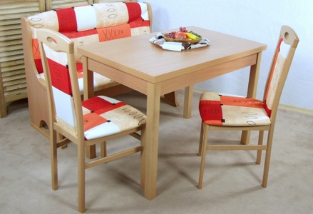 undefined, Truhenbank Essgruppe (4-tlg.), Home affaire Essgruppe »Madrid«, (Set, 4 tlg.)
