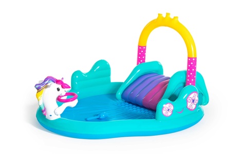Bestway, Planschbecken Magical Unicorn Carriage, Planschbecken Magical Unicorn 274 x 198 x 137 cm