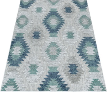 Ayyildiz Teppiche, Ayyildiz Teppiche Teppich, rechteckig, 8 mm Höhe, Flachflor mit Hoch-Tief-Struktur, In-und Outdoor geeignet, Ayyildiz Teppiche Teppich »BAHAMA 5153,AYYILDIZ TEPPICHE,BAHA«, rechteckig, 8 mm Höhe, Flachflor mit Hoch-Tief-Struktur, In-und Outdoor geeignet