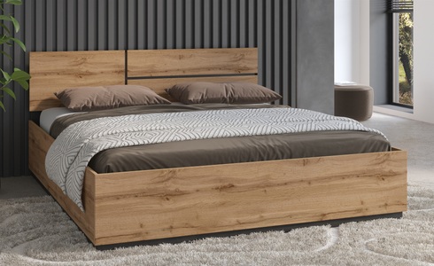 INOSIGN, INOSIGN Bettgestell »Cross, moderner Bettrahmen«, Doppelbett in zwei Grössen, stabiles Bettgestell, GOODproduct Bett »Cross, moderner Bettrahmen« Doppelbett in zwei Grössen, stabiles Bettgestell
