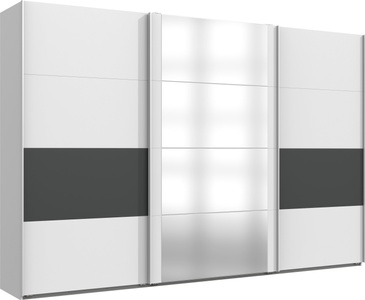 Wimex, Wimex Schwebetürenschrank »Barmbek«, mit 2 Stoffboxen und zusätzlichen Einlegeböden, Wimex Schwebetürenschrank »Barmbek Schlafzimmerschrank BESTSELLER Garderobenschrank«, Kleiderschrank mit 2 Stoffboxen und 2 zusätzlichen Böden, Spiegeltür