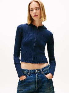 Tommy Jeans Strickjacke »TJW ESSENTIAL ZIPPER HOOD CARDI«