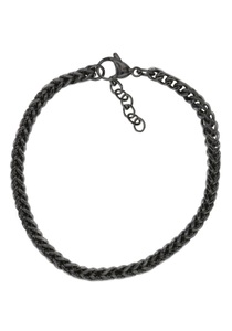 FIRETTI, Firetti Edelstahlarmband »Doppelpanzerkettengliederung, 5 mm breit«, Made in Germany, Firetti Edelstahlarmband »Schmuck Geschenk Doppelpanzerkettengliederung, 5 mm breit«, Made in Germany