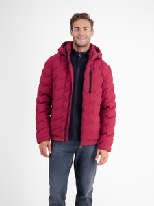 LERROS Outdoorjacke »LERROS Sportive Funktions-Steppjacke für Herren«, mit Kapuze, Wasser- und windabweisend