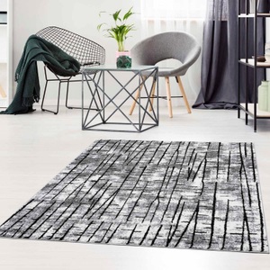 Carpet City, Teppich, »Moda 1139«, Carpet City, rechteckig, Höhe 11 mm, maschinell gewebt, Carpet City Teppich »Moda 1139«, rechteckig, 11 mm Höhe, Läufer, weicher Kurzflor, abstrakt, Wohnzimmer
