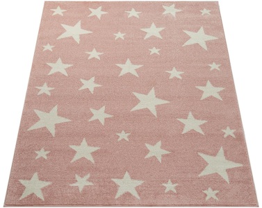 PACO HOME, Teppich, »Capri 315«, Paco Home, rechteckig, Höhe 14 mm, maschinell gewebt, Paco Home Kinderteppich »Capri 315«, rechteckig, 9 mm Höhe, Kurzflor, Motiv Sterne, Pastell-Farben, Kinderzimmer