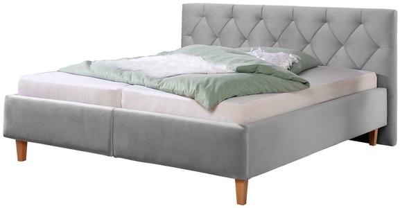 Guido Maria Kretschmer Home&Living, Guido Maria Kretschmer Home&Living Polsterbett »Sunley 100«, Kreuzsteppung, Kopfteilhöhe 102 cm, ohne oder mit Matratze/Lattenrost, Guido Maria Kretschmer Home&Living Polsterbett »Sunley 100«, Kreuzsteppung, Kopfteilhöhe 102 cm, ohne oder mit Matratze/Lattenrost
