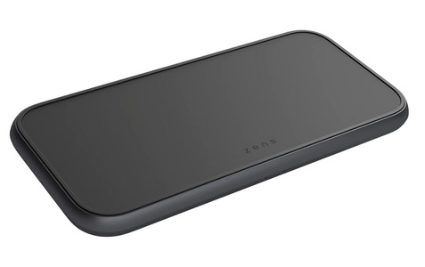 Acer,Apple,Asus,Blackberry,CAT,Emporia,Google,HTC,Huawei,LG,Microsoft,Motorola,Nokia,OnePlus,Oppo,Samsung,Sonstige,Sony,Wiko,Xiaomi, Zens - (30W) Dual Qi Wireless Fast Charge Ladegerät 5 Coils + USB A Anschluss (ZEDC11B/00) - Schwarz, 