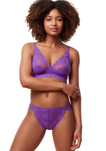 TRIUMPH, Triumph Bügelloser BH »Amourette 300 Summer N«, aus dehnbarer, elastischer, floraler Spitze, Ohne Bügel, Triumph Bügelloser BH »Amourette 300 Summer N«, Cup B-F, aus dehnbarer, elastischer, floraler Spitze, Ohne Bügel