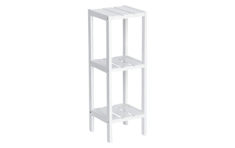 Zeller Present, Zeller Present Regal »3 Etagen 22 x 22 x 65 cm, Weiss«, Zeller Present Regal »3 Etagen 22 x 22 x 65 cm, Weiss«