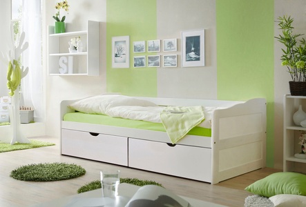 TICAA, Ticaa Daybett »Melanie«, Ticaa Daybett »Melanie«, in Kiefer mit Rollrost, wahlweise mit Matratze