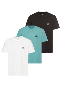 Quiksilver T-Shirt »NOTCHED SHORT SLEEVE TEE PACK3 YM«, (3 tlg.)