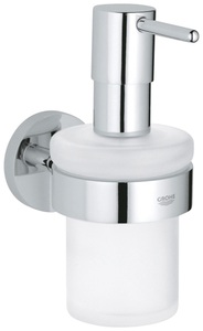 Grohe, Grohe Essentials Seifenspender m.Halter, GROHE Seifenspender Essentials 160 ml, Weiss
