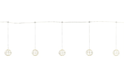 STT, STT LED-Lichtervorhang »Royal Ball Set 5pcs S«, 550 St.-flammig, STT LED-Lichtervorhang »Royal Ball Set 5pcs S«, 550 St.-flammig