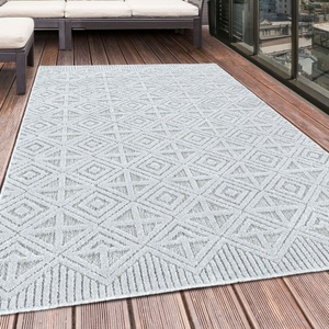 Ayyildiz Teppiche, Ayyildiz Teppiche Teppich, rechteckig, 8 mm Höhe, Flachflor mit Hoch-Tief-Struktur, In-und Outdoor geeignet, Ayyildiz Teppiche Teppich »BAHAMA 5156,AYYILDIZ TEPPICHE,BAHA«, rechteckig, 8 mm Höhe, Flachflor mit Hoch-Tief-Struktur, In-und Outdoor geeignet